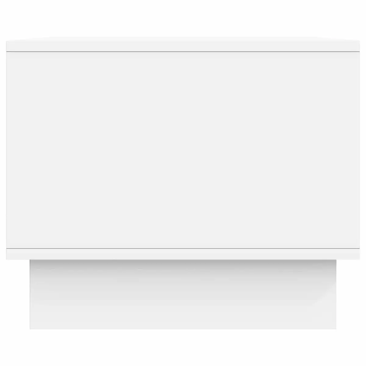 Rectangular Coffee Table 90 x 50 x 40 cm in White