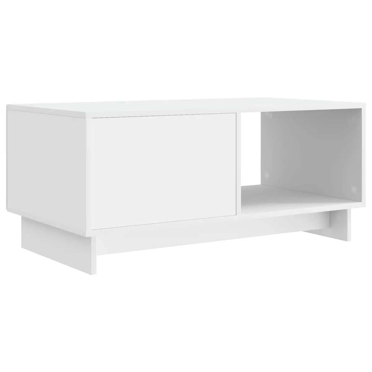 Rectangular Coffee Table 90 x 50 x 40 cm in White