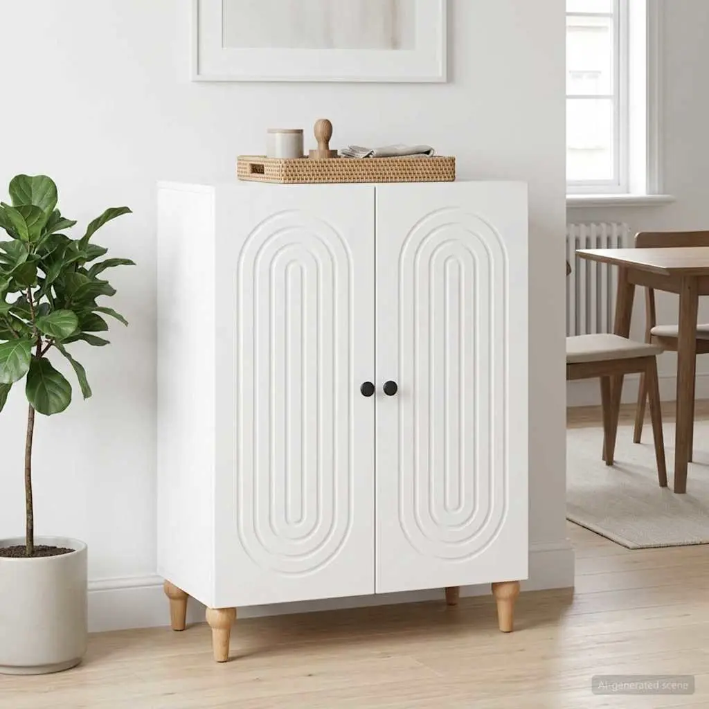 White Sideboard Storage Cabinet