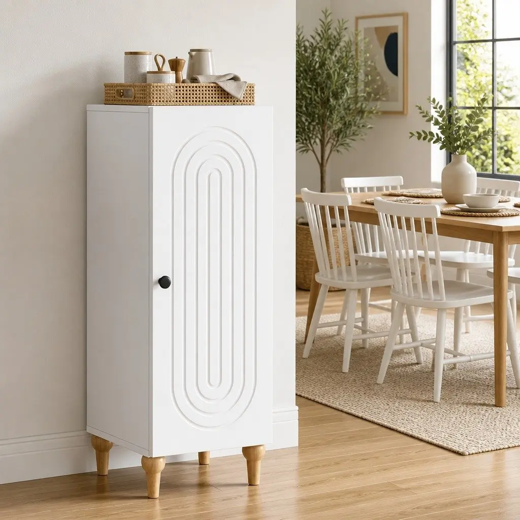 White Sideboard Storage Cabinet