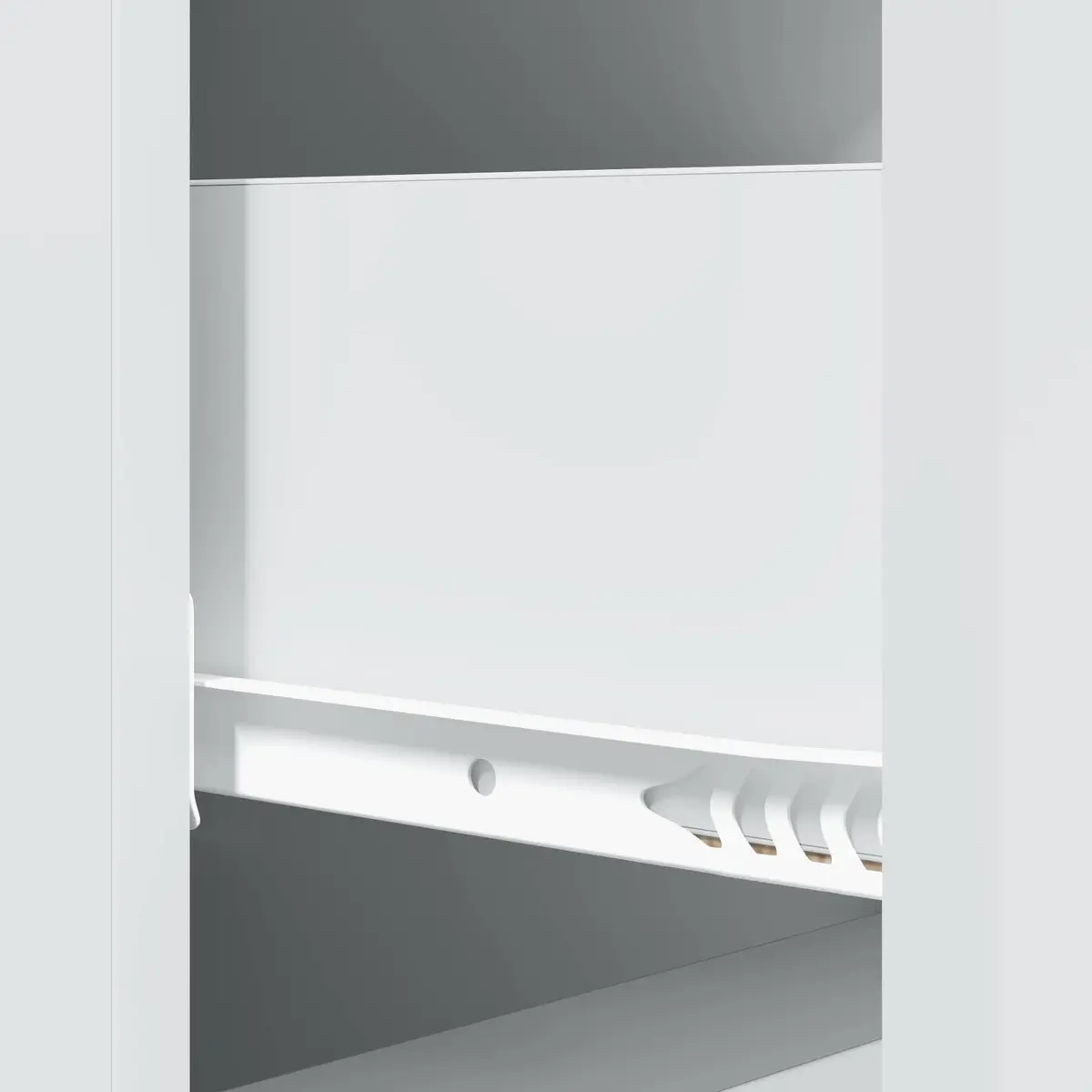 Drawer Storage Cabinet White Engineered Wood 33 x 34.5 x 90 cm