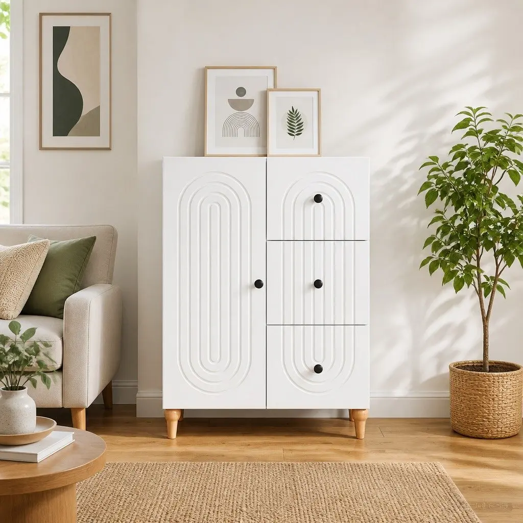 Sideboard Storage Cabinet for Lounge Dining Room 66 x 34.5 x 90 cm