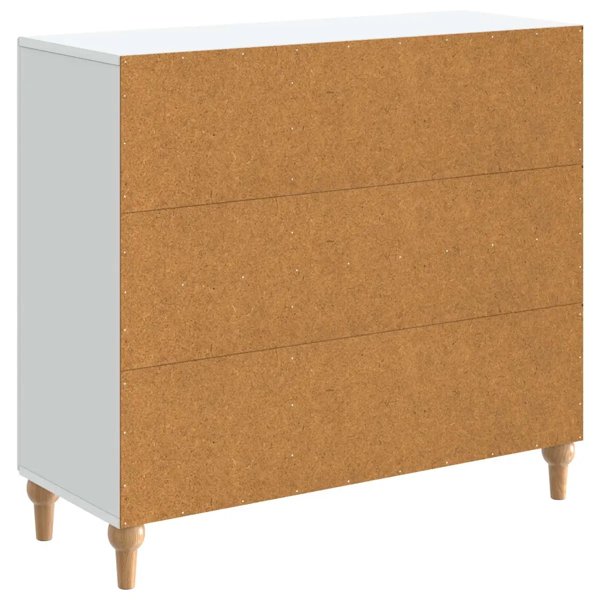 Sideboard Cabinet for Home Storage White Engineered Wood 89x34.5x80cm