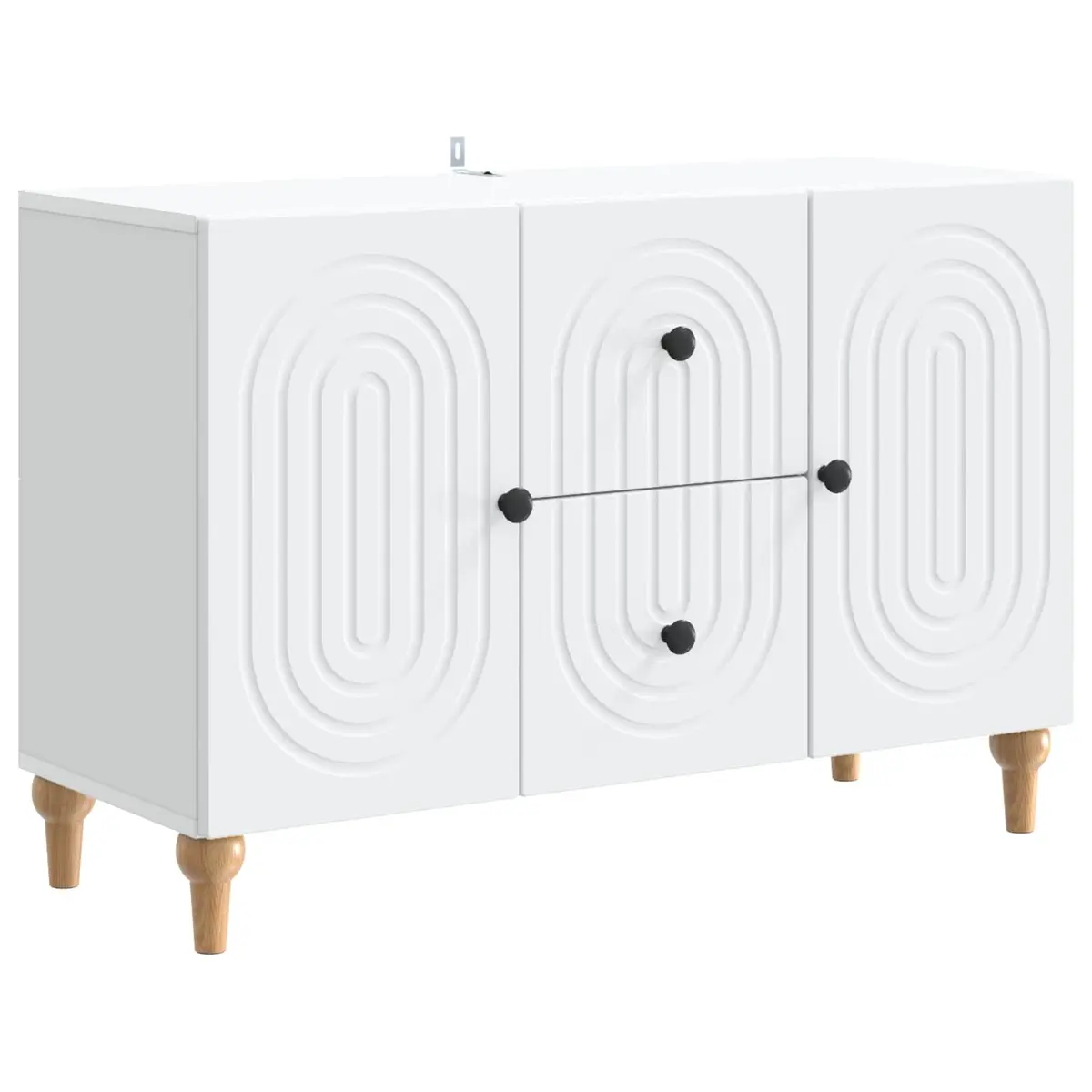 White Modern TV Cabinet with Drawer