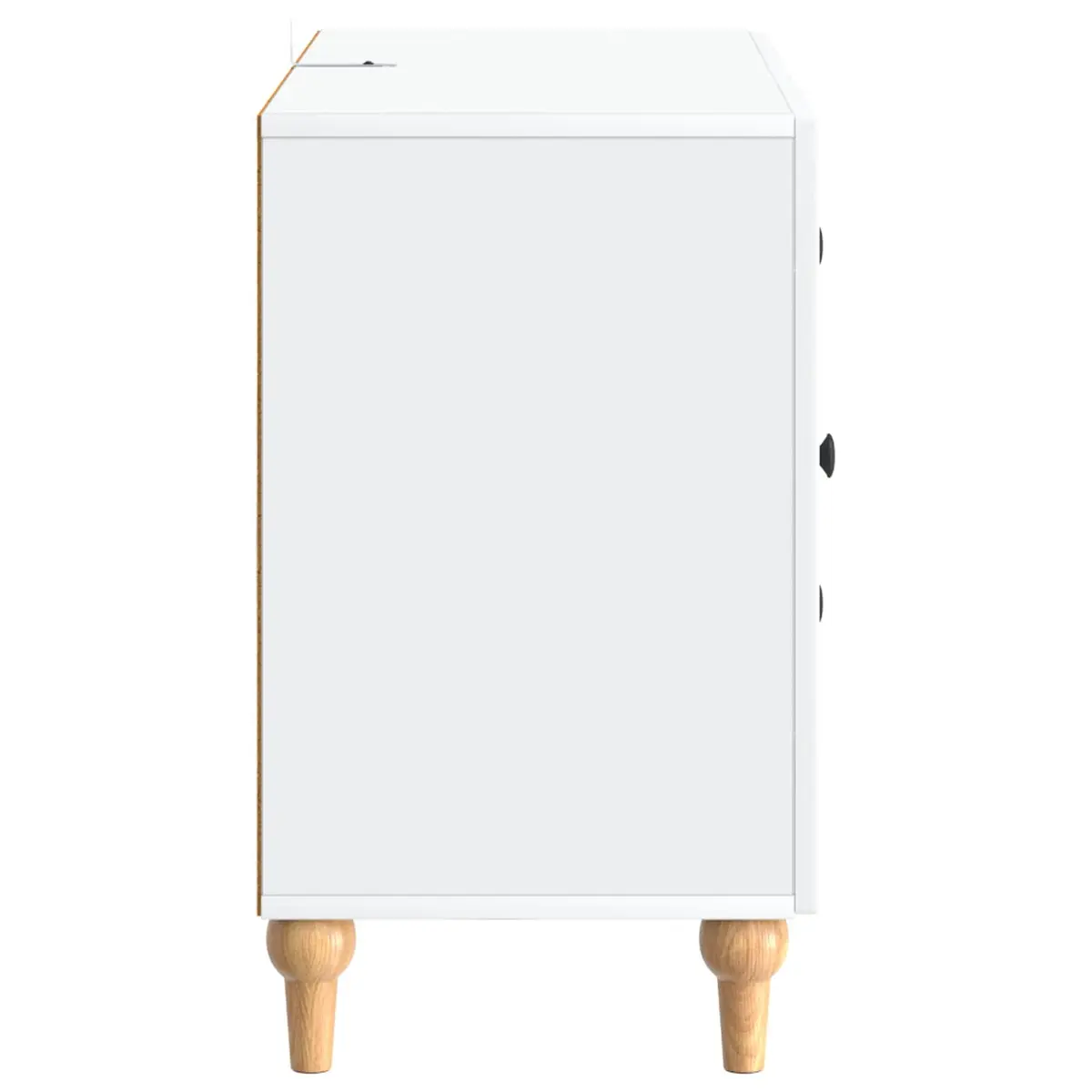 White Modern TV Cabinet with Drawer