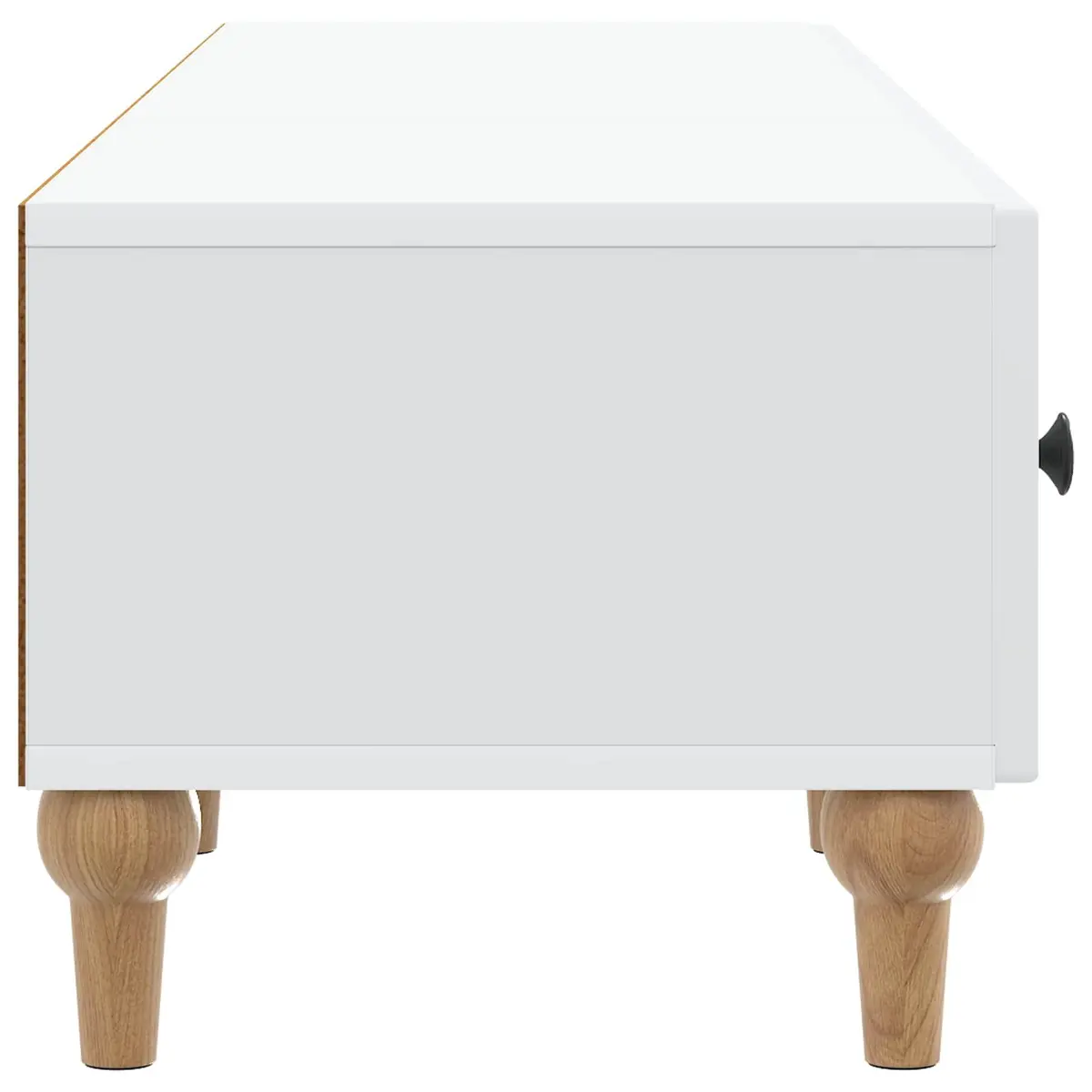 TV Cabinet for Living Room White Modern 147 x 34.5 x 30 cm Engineered Wood