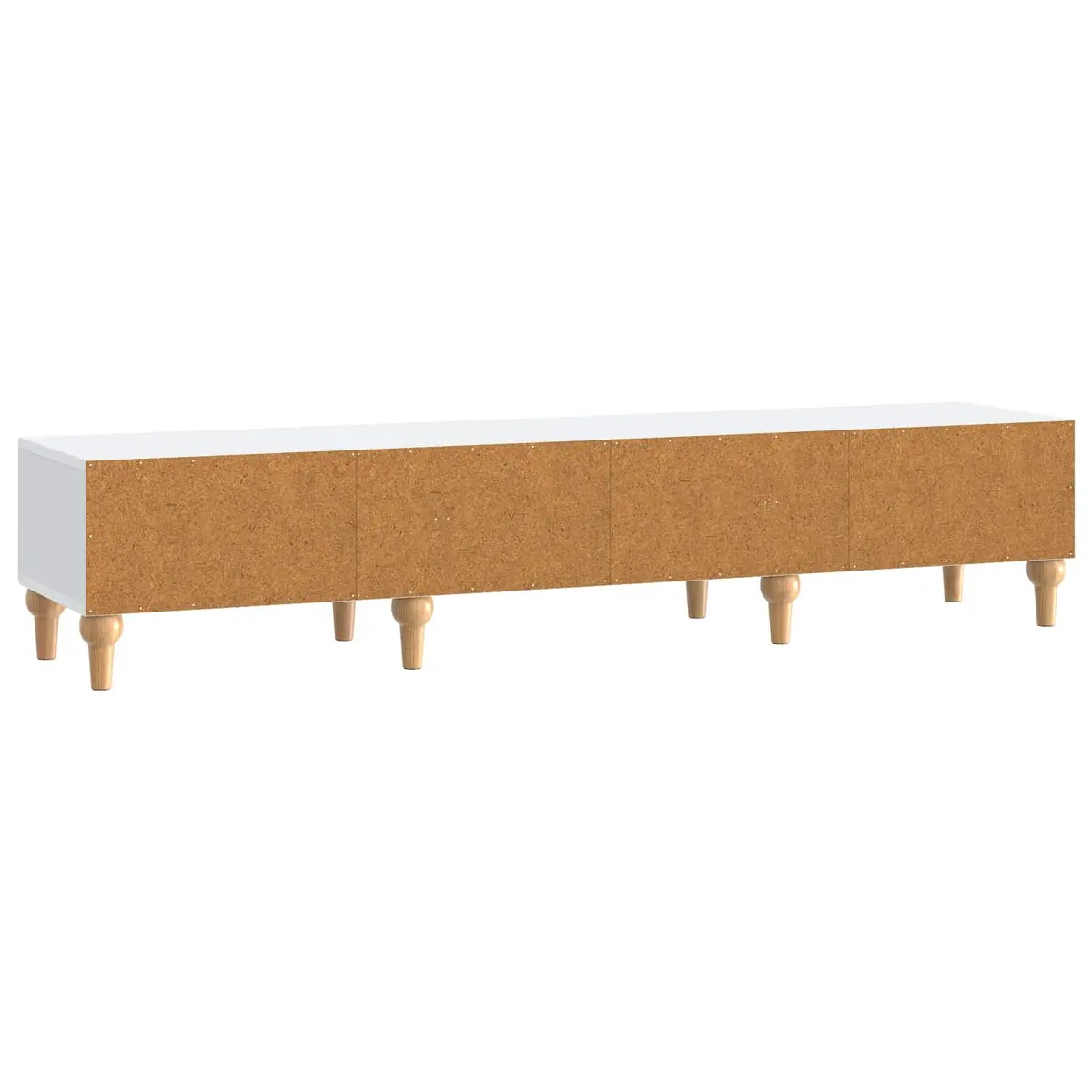 TV Cabinet for Living Room White Modern 147 x 34.5 x 30 cm Engineered Wood
