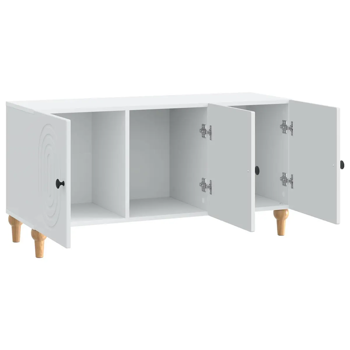 TV Cabinet Living Room White 99 x 34.5 x 50 cm