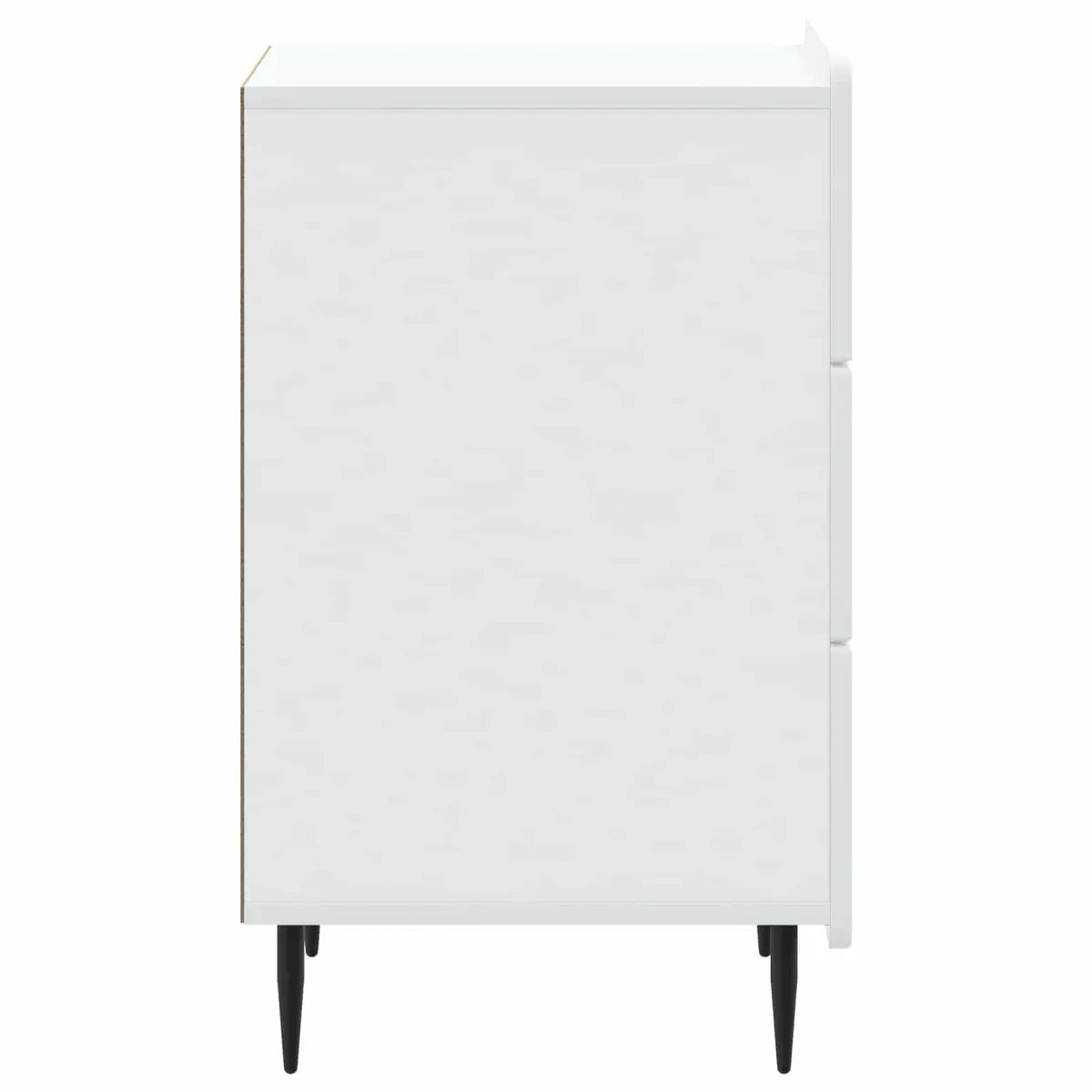 Bedside Cabinet White Engineered Wood 43 x 41 x 68 cm Storage Table