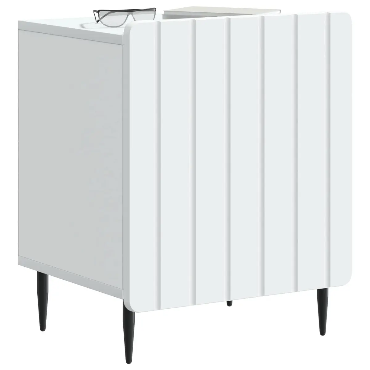 White Bedside Cabinet 43 x 34.5 x 52 cm