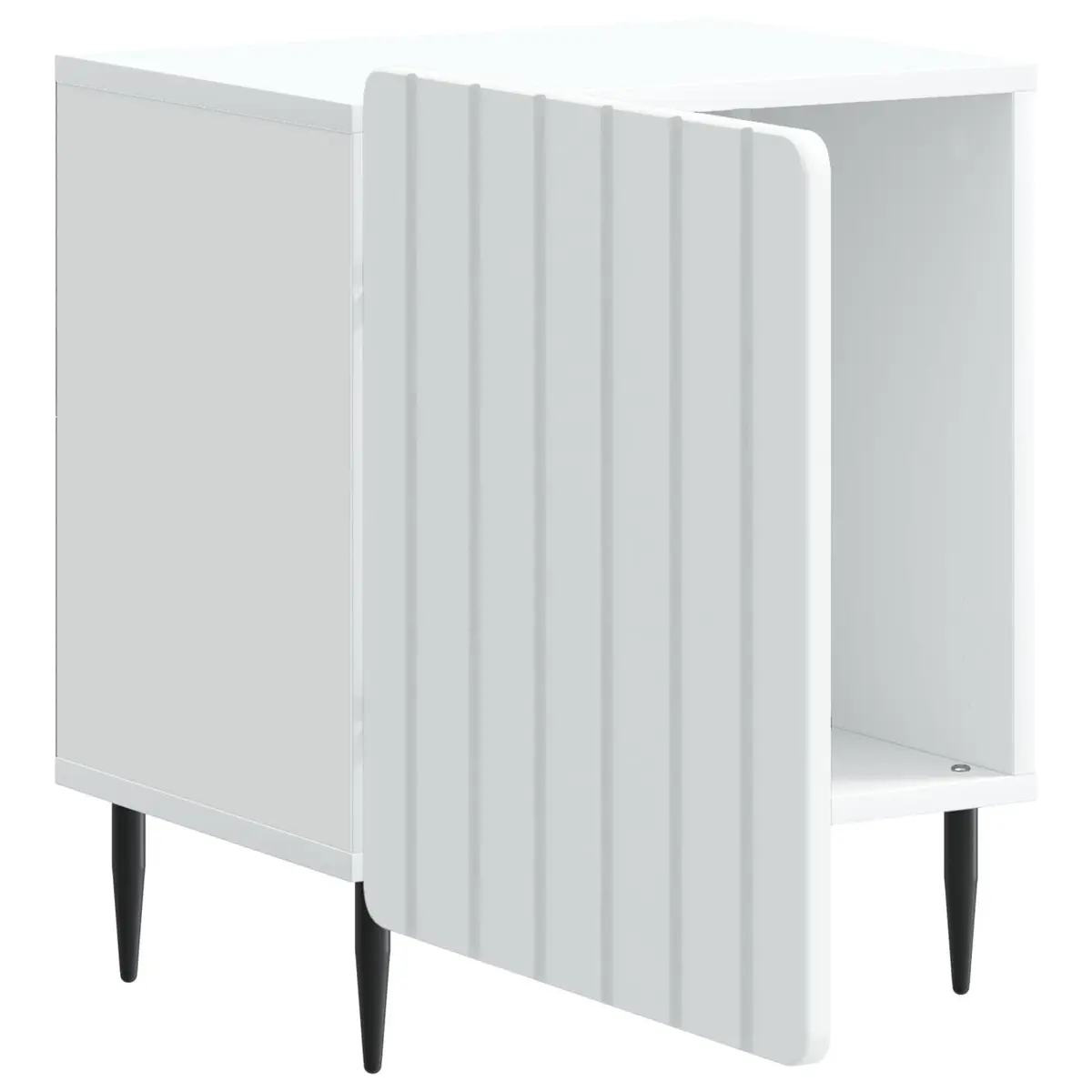 White Bedside Cabinet 43 x 34.5 x 52 cm