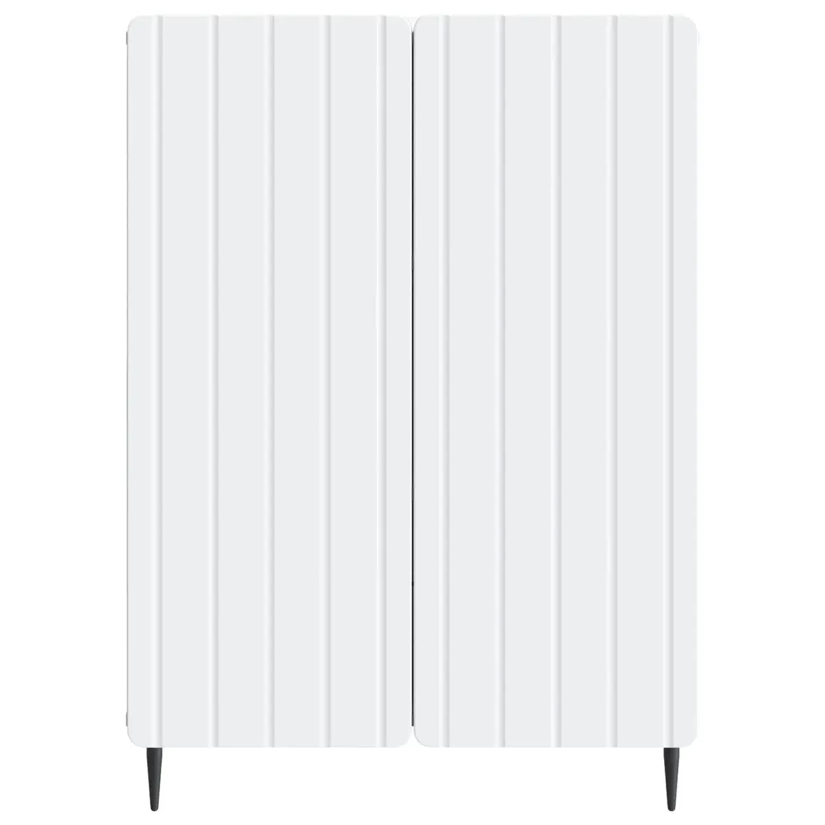 Sideboard White Living Room 66 x 34.5 x 92 cm Engineered Wood Storage Cabinet