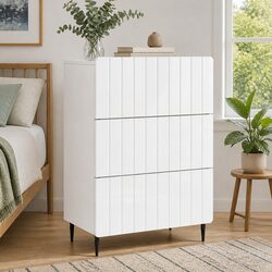 Engineered Wood Drawer Cabinet - Dimensions 66x34.5x92 cm