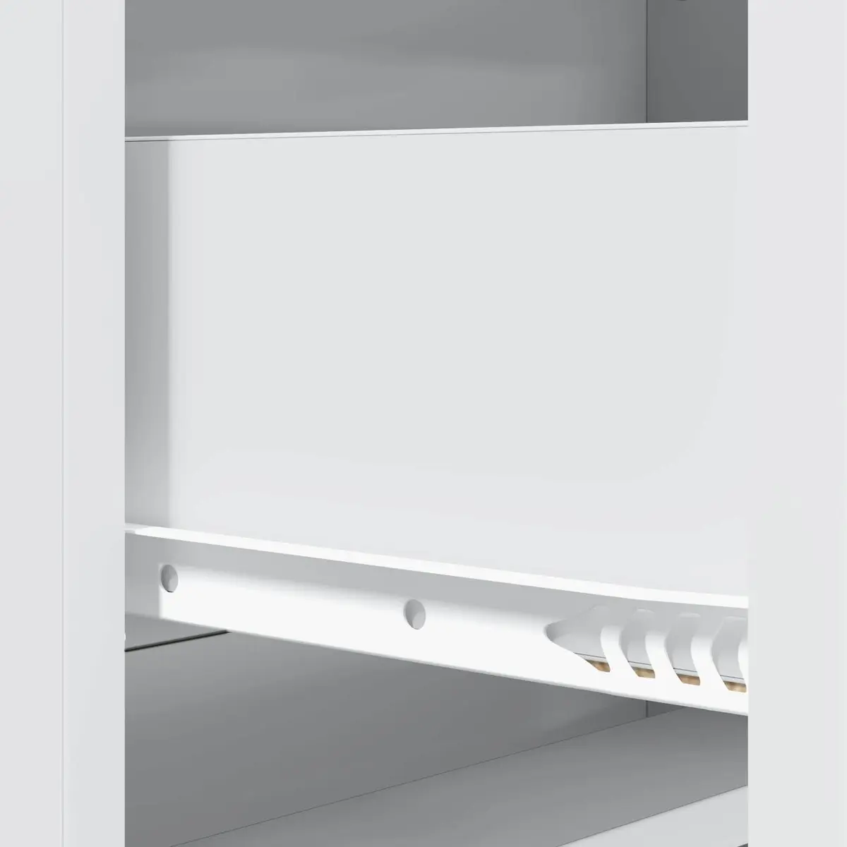 Drawer Cabinet White Storage Unit Modern Design Engineered Wood Furniture