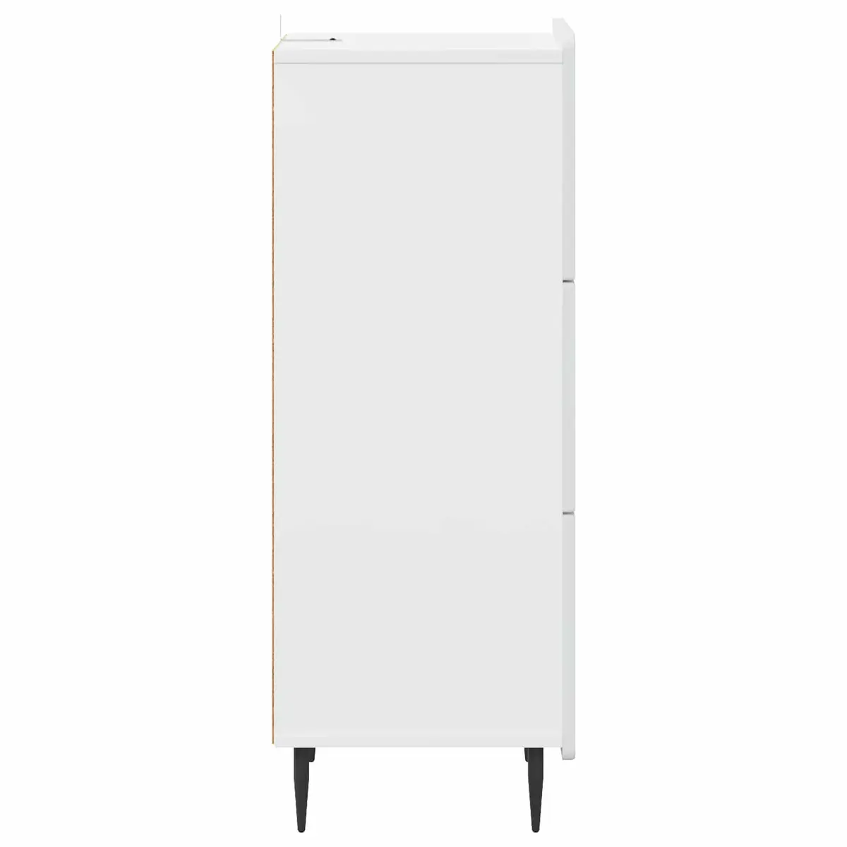 Drawer Cabinet White Storage Furniture Living Room Bedroom Engineered Wood 33 x 34.5 x 92 cm