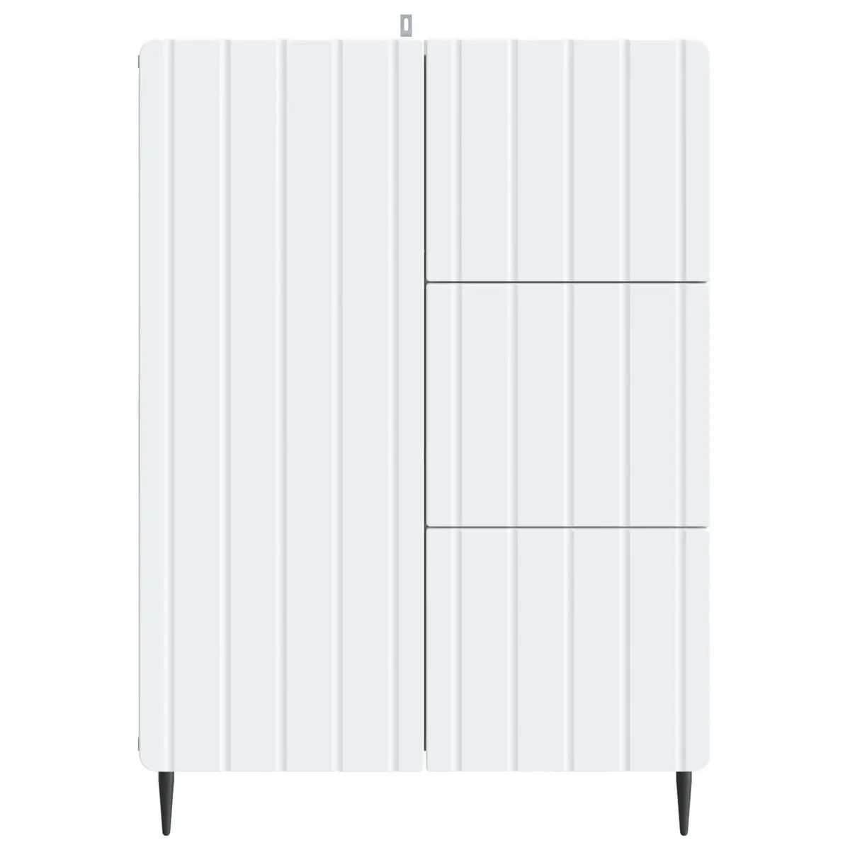Sideboard for Dining Living Room 66 x 34.5 x 91.5 cm White Storage Cabinet