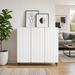 White Sideboard Dimensions: 89x34.5x82 cm - Quality Storage Solution