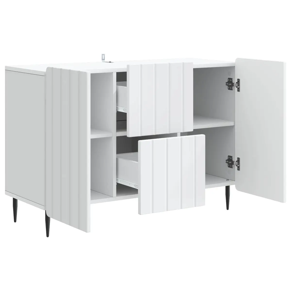 White Modern Storage Sideboard Cabinet
