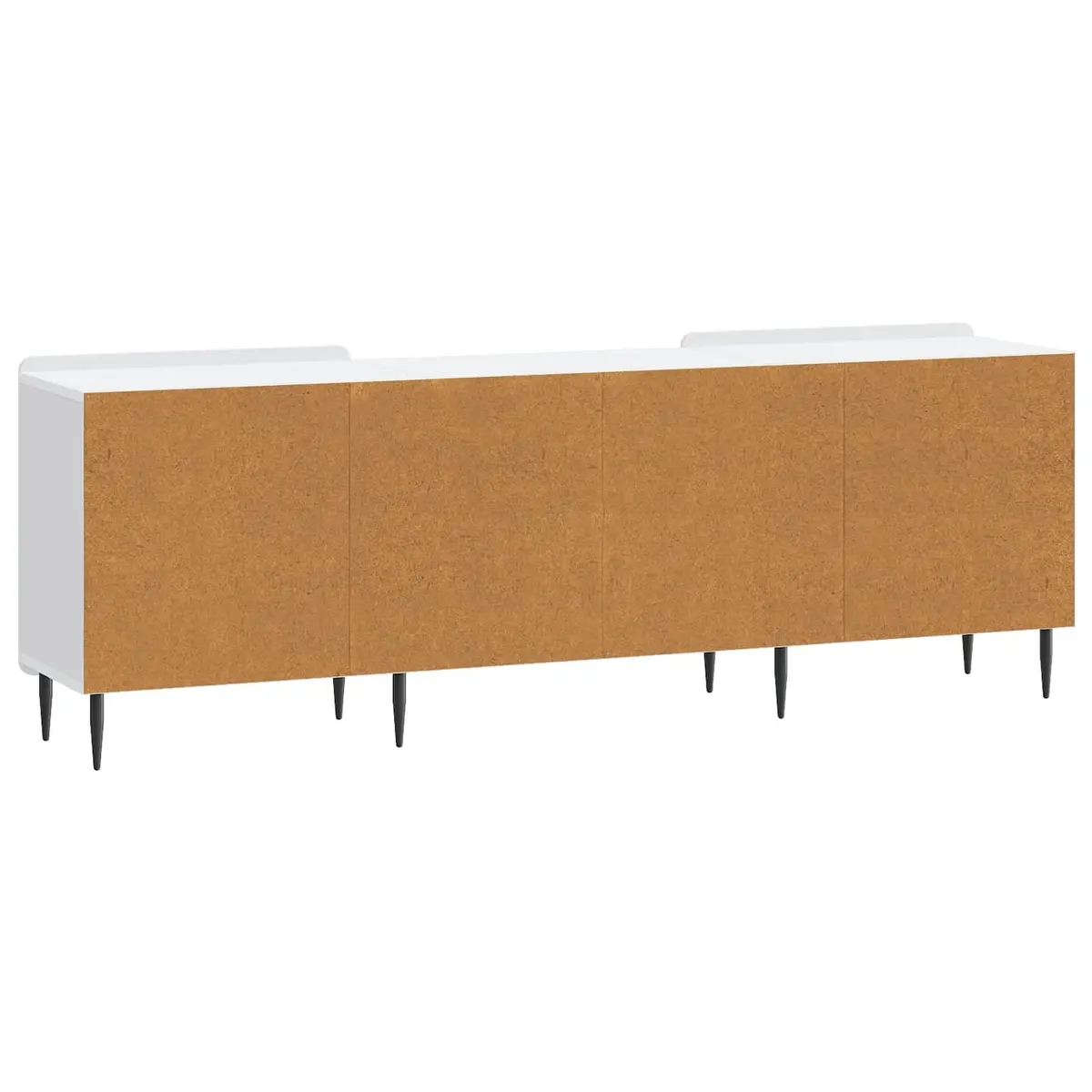 TV Cabinet for Living Room White Modern Entertainment Unit 150 x 31 x 52 cm