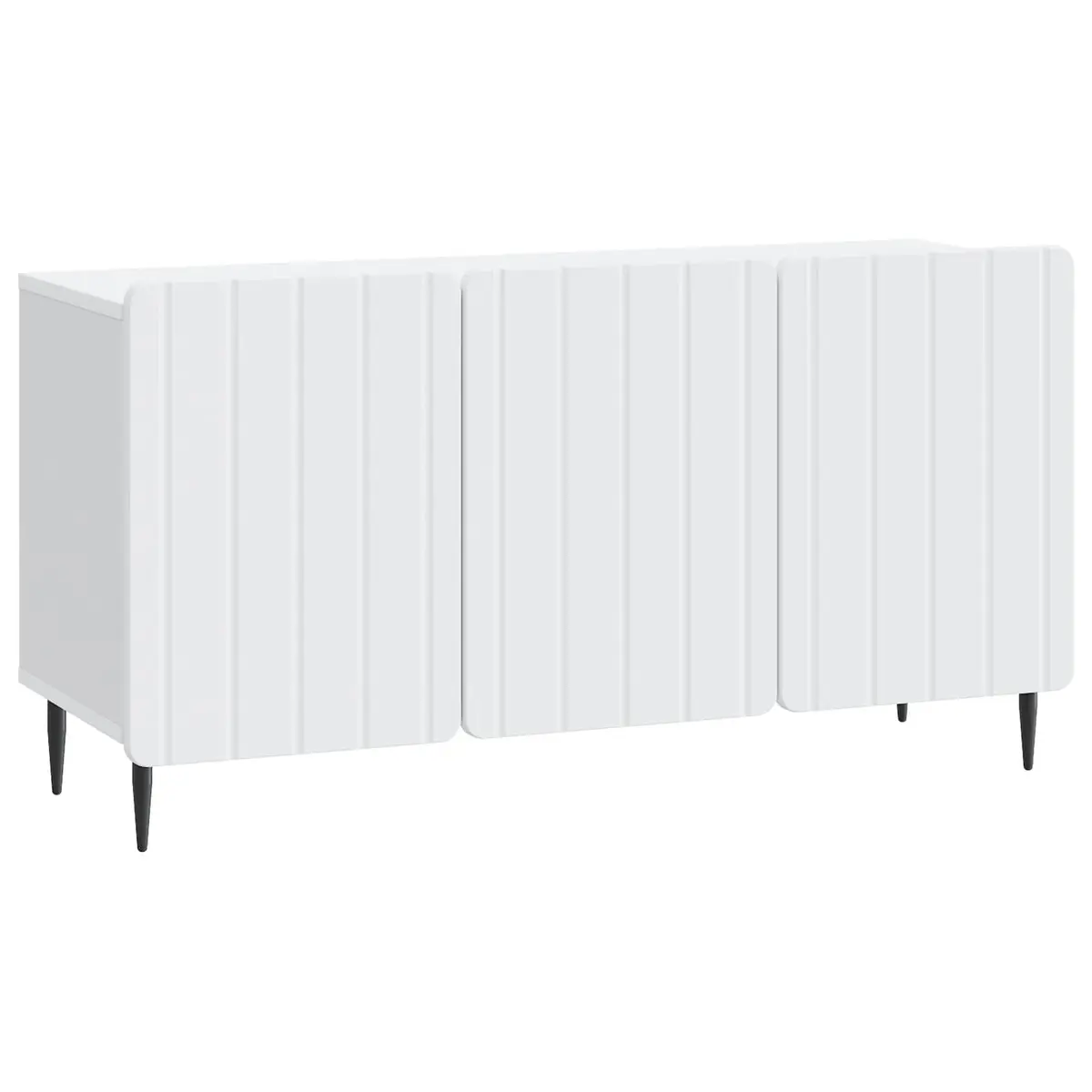 TV Cabinet for Living Room White Modern Storage Unit 99 x 34.5 x 52 cm