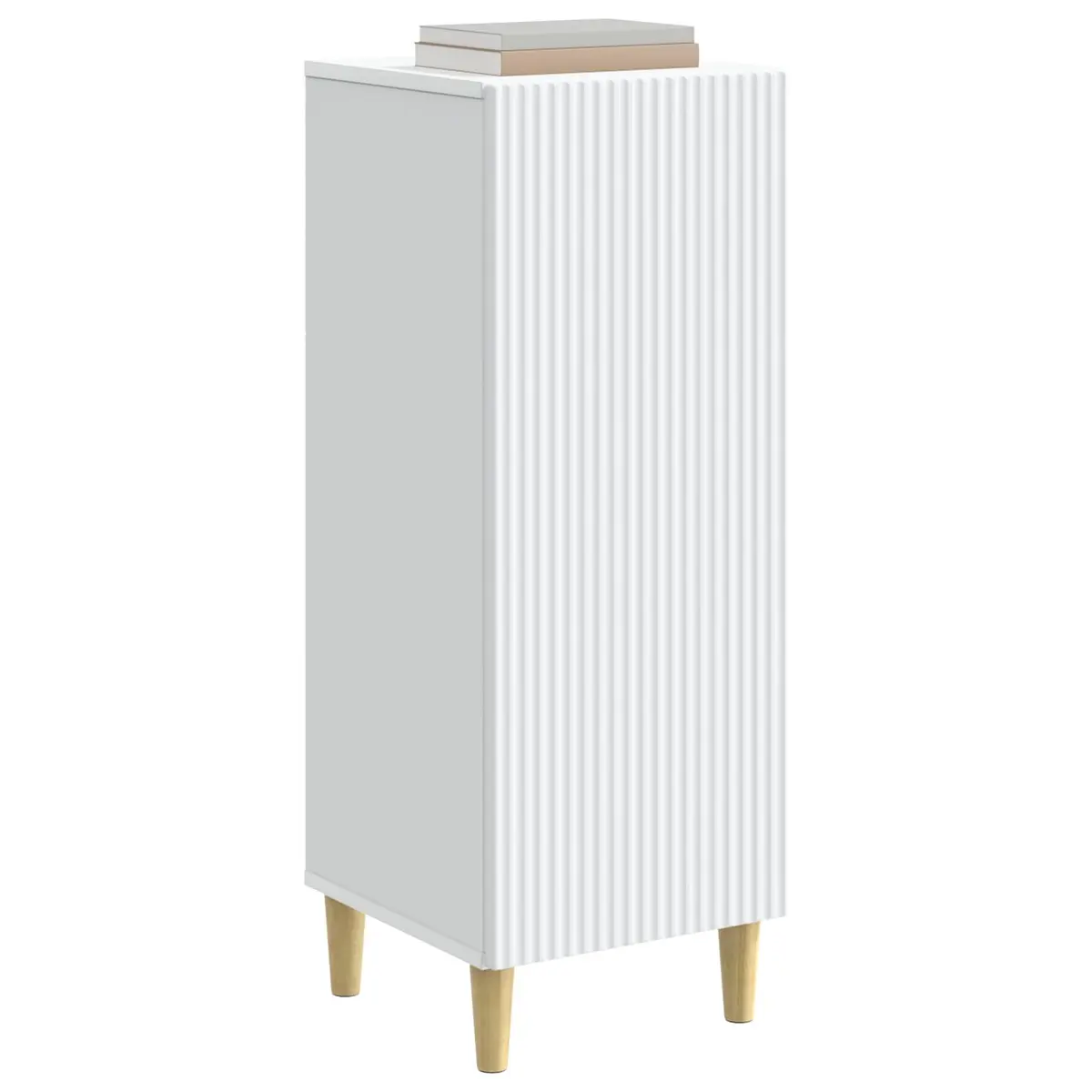 White Sideboard Storage Cabinet Indoor 33cm x 34.5cm x 90cm