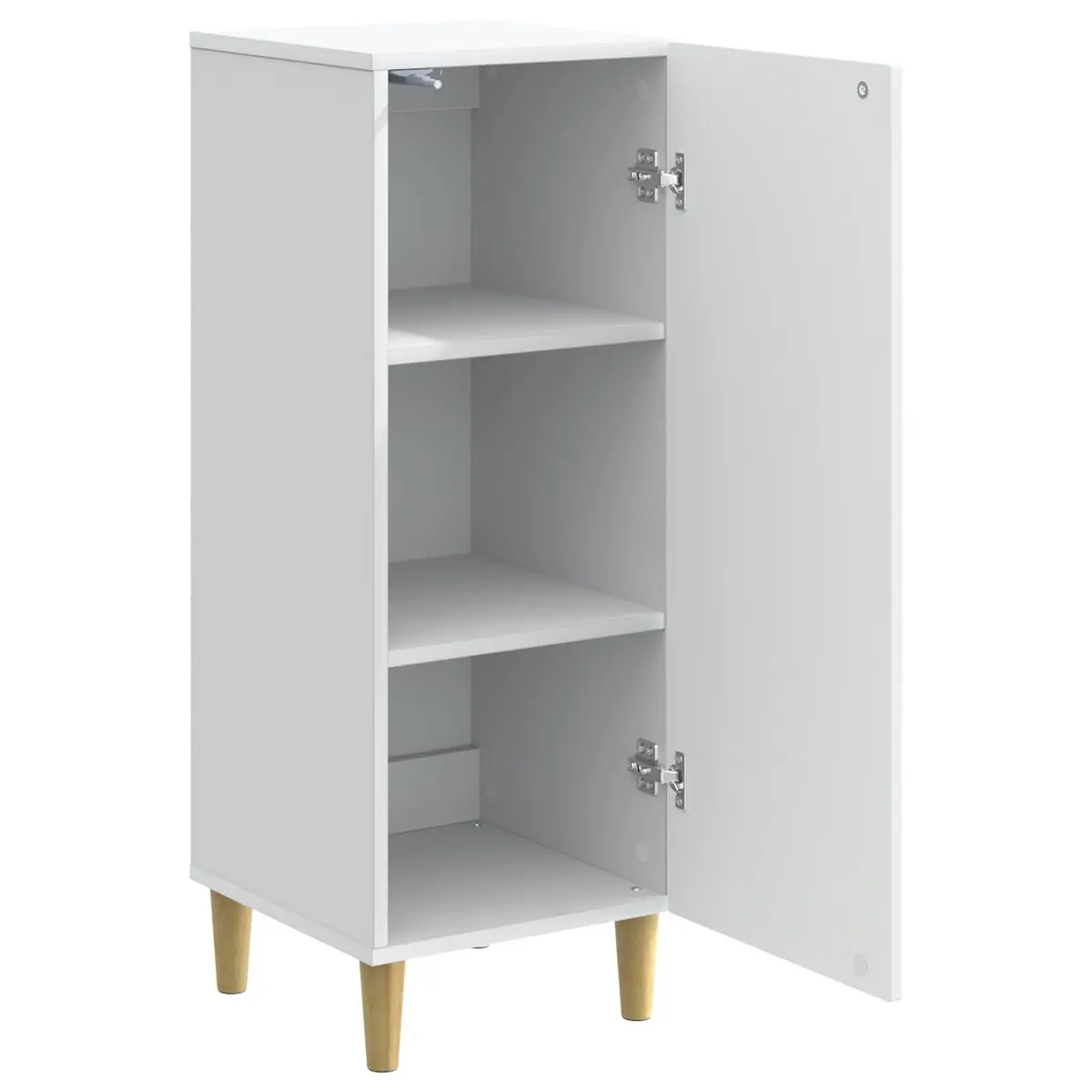 White Sideboard Storage Cabinet Indoor 33cm x 34.5cm x 90cm