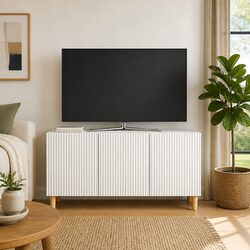 TV Cabinet Dimensions: 99 x 34.5 x 50 cm in White