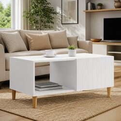 Specifications of Vintage White Coffee Table 90 x 50 x 40 cm