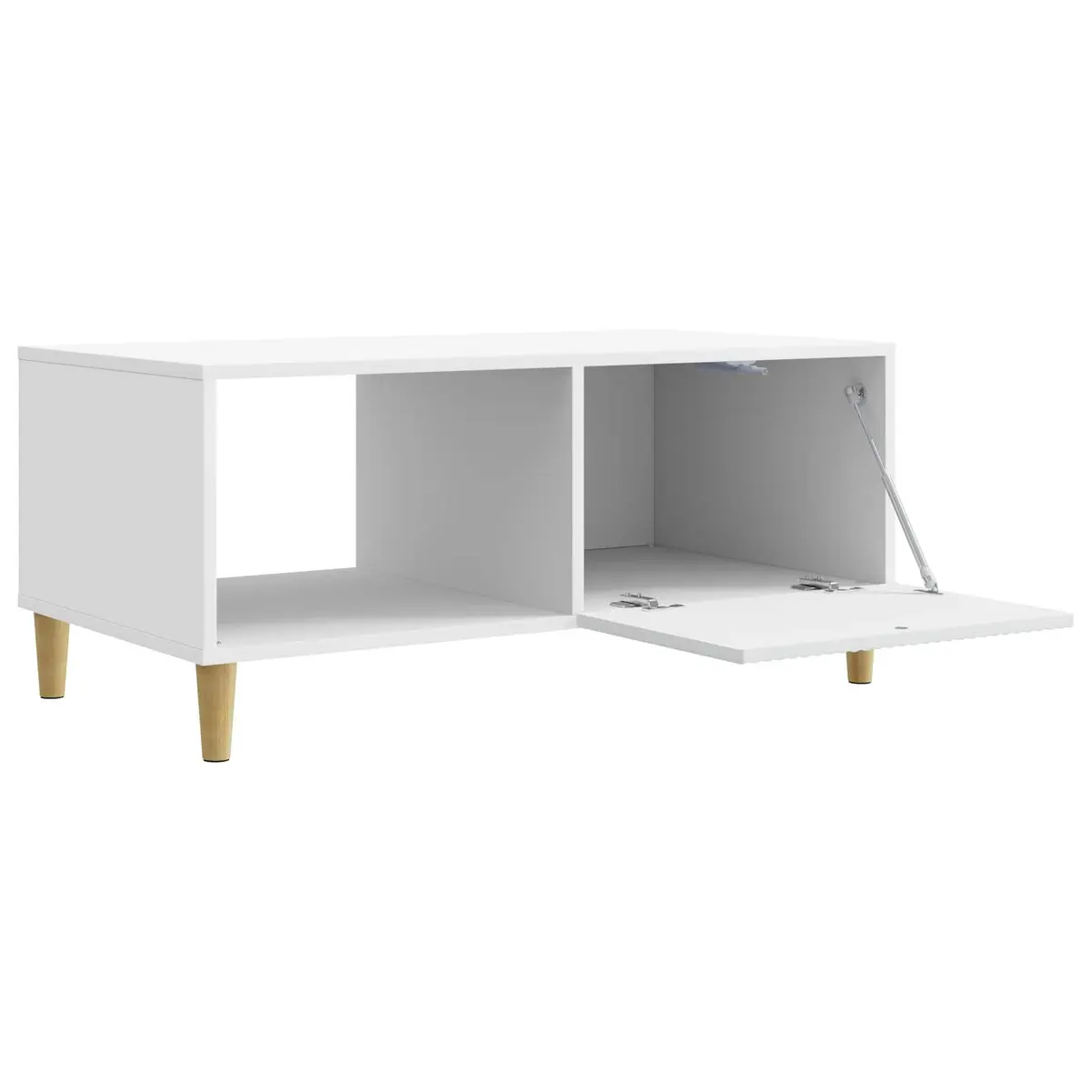 Coffee Table Living Room White 90 x 50 x 40 cm Engineered Wood Vintage Storage