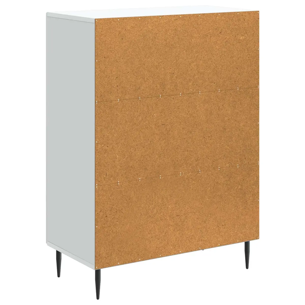 Sideboard White Modern Storage Cabinet Living Room Dining 66 x 34.5 x 89.5 cm
