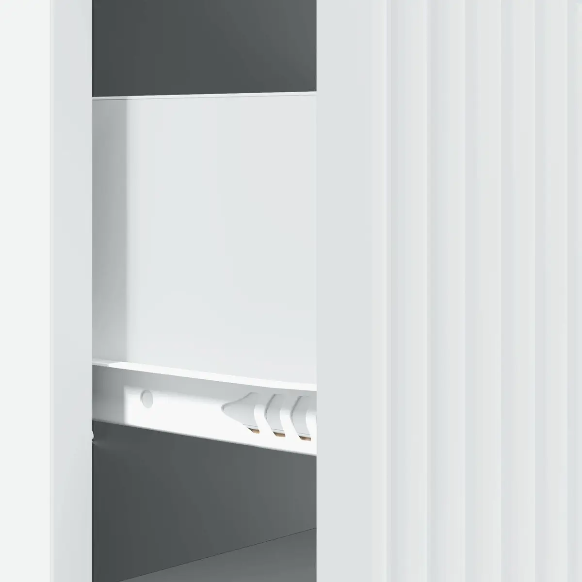 Drawer Cabinet Storage Unit for Bedroom Living Room 33 x 34.5 x 89.5 cm White