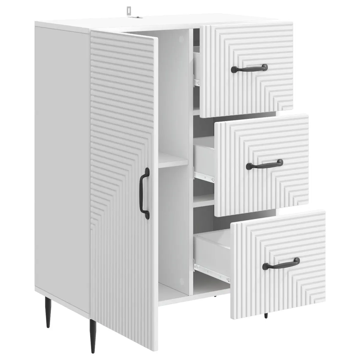 White Sideboard with Storage