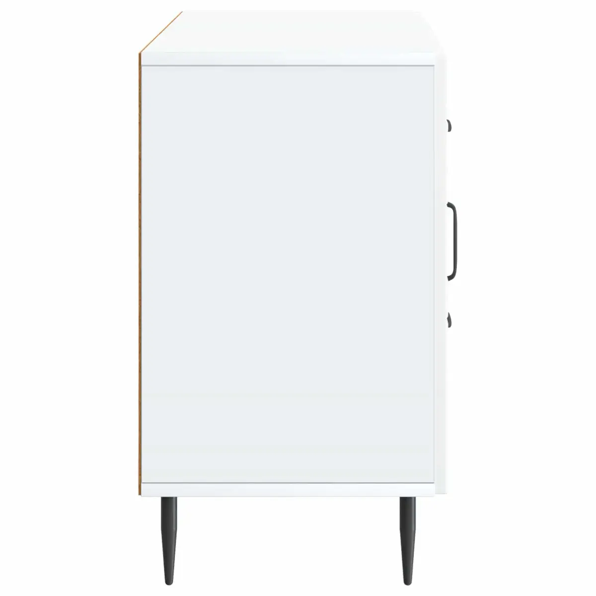 White Sideboard Storage Cabinet for Dining Living Room Engineered Wood 89 x 34.5 x 60 cm