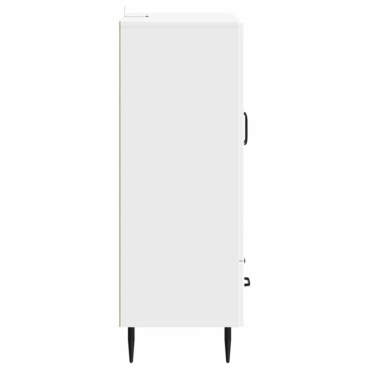 Sideboard Storage Cabinet Living Room Dining White Engineered Wood 66 x 34.5 x 95 cm