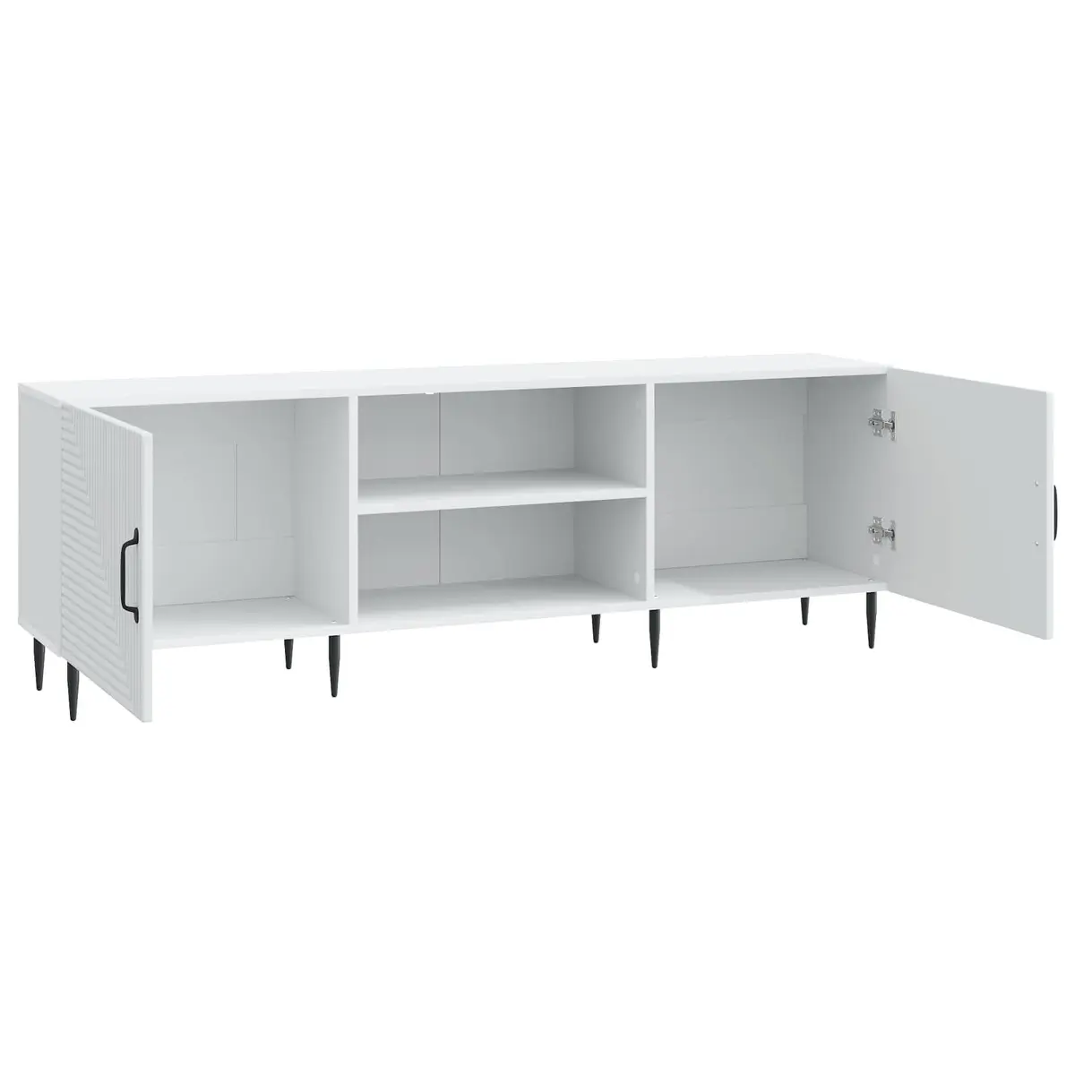 TV Cabinet for Living Room White Engineered Wood 150 x 31 x 50 cm