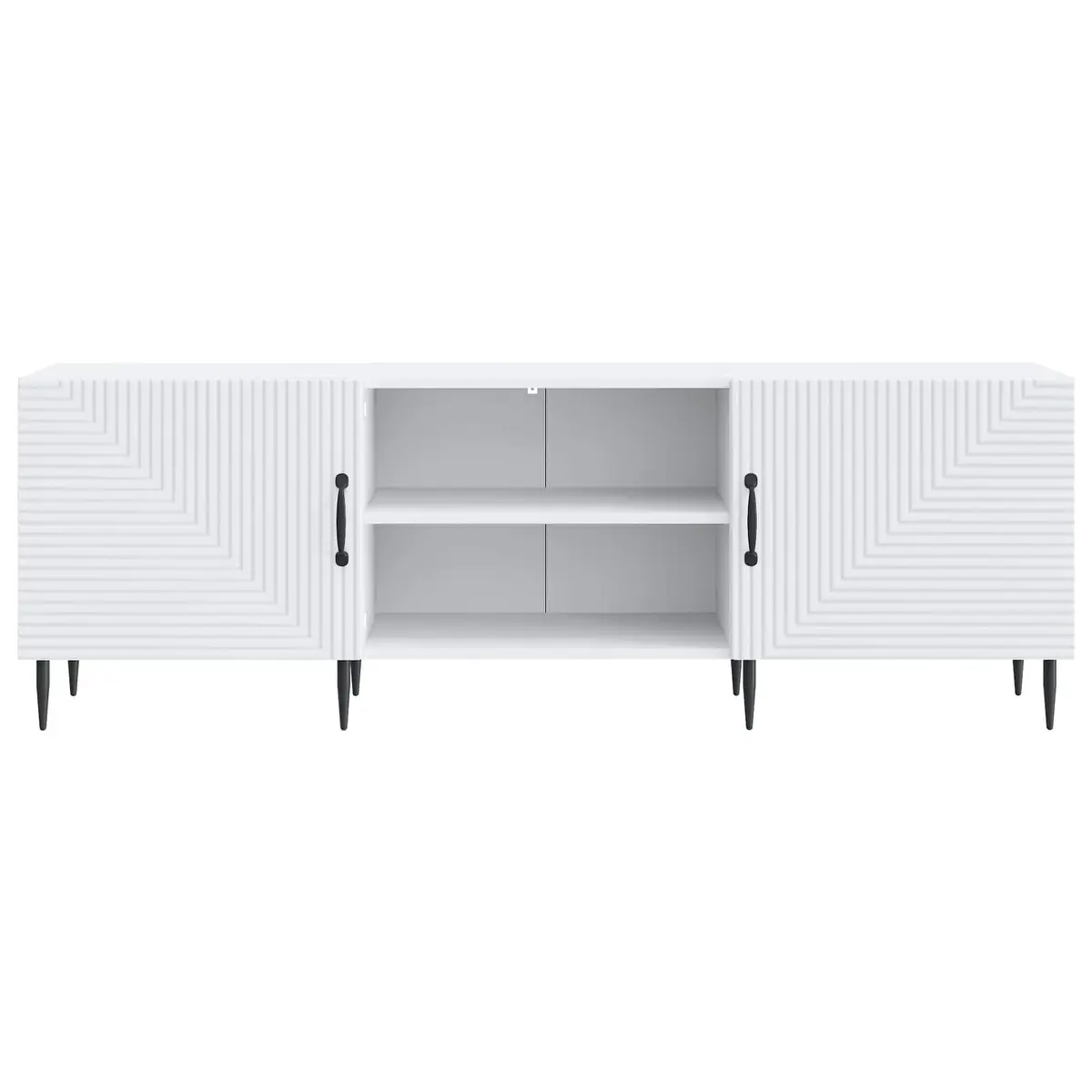 TV Cabinet for Living Room White Engineered Wood 150 x 31 x 50 cm