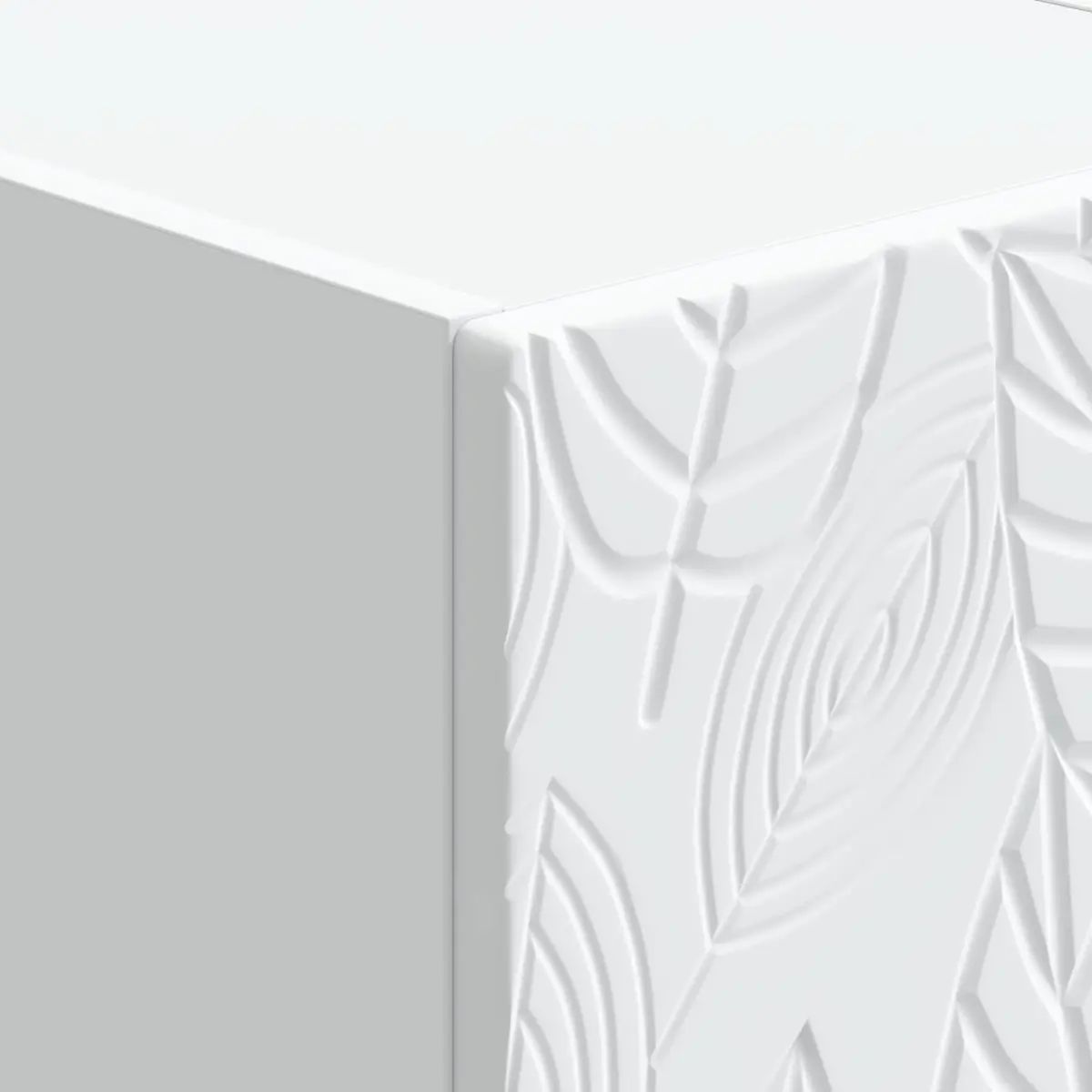 Bedside Table White 62 x 34.5 x 48 cm Modern Engineered Wood Drawers Storage
