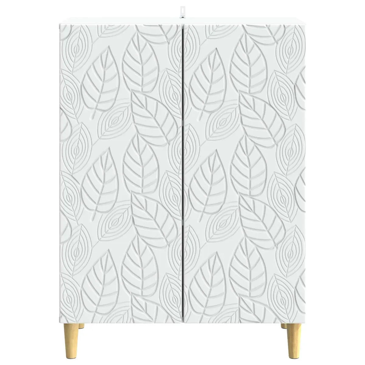White Sideboard Cabinet Storage Unit for Living Room Dining Area 66 x 34.5 x 90 cm