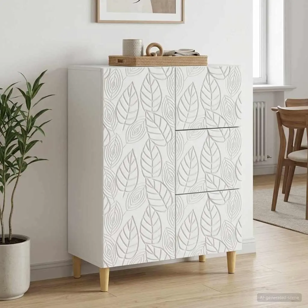 Sideboard Storage Cabinet for Living Room 66x34.5x90cm Engineered Wood Vintage