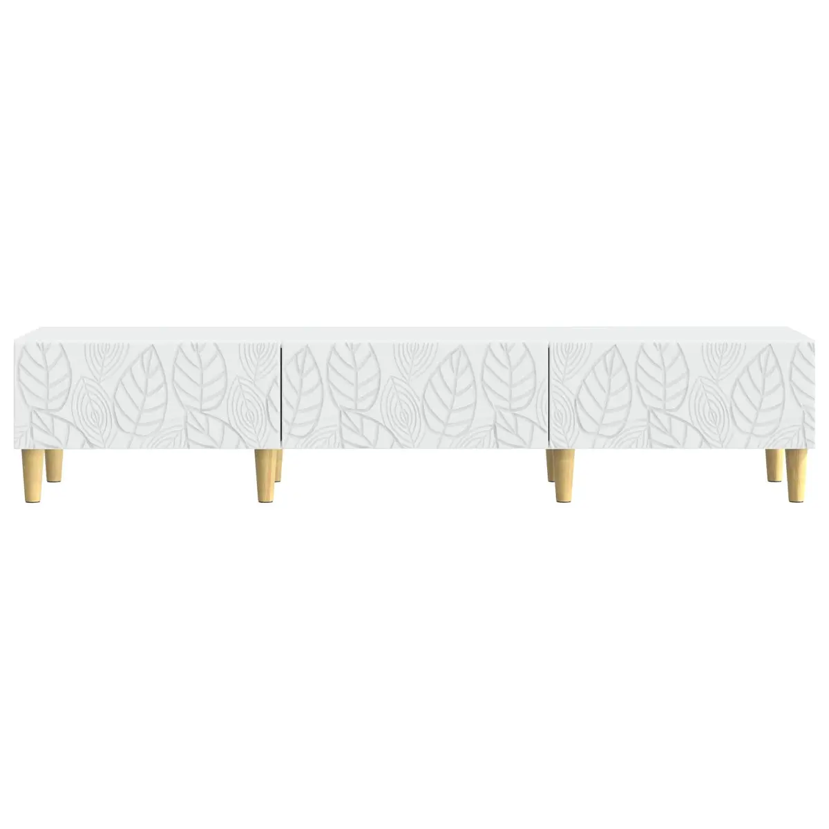 TV Cabinet Lounge 147 x 34.5 x 30 cm White Engineered Wood Storage Unit