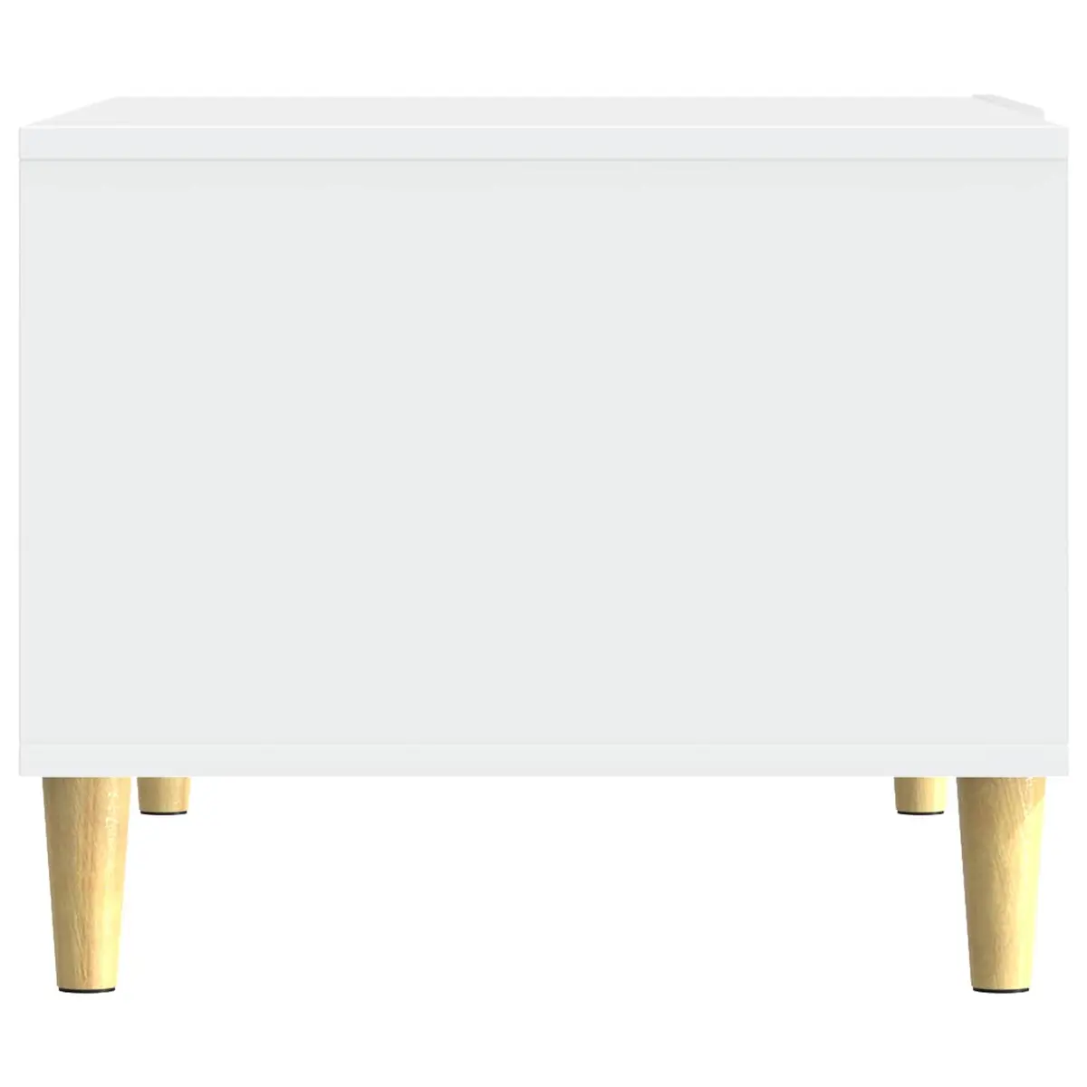 Coffee Table Living Room White Engineered Wood Storage Drawer 50 x 49 x 40 cm