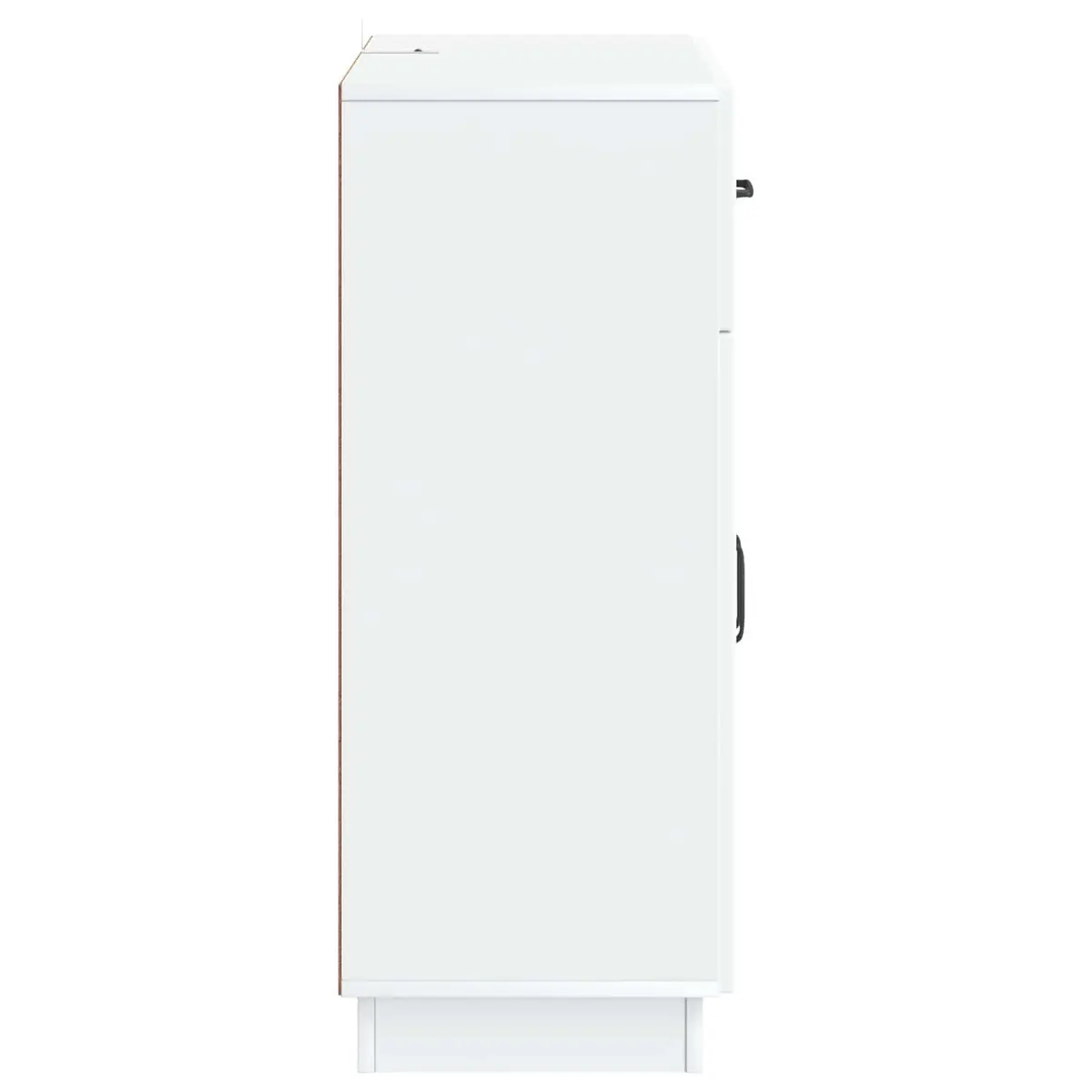 Sideboard for Living Room Dining Area Hallway White 66 x 34.5 x 87 cm Storage Cabinet Buffet with Shelves Doors