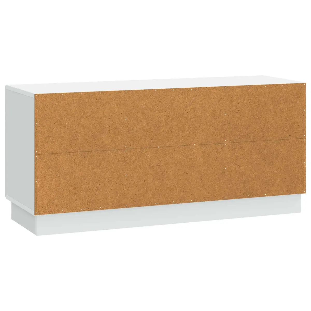 White TV Cabinet Entertainment Centre for Living Room 102 x 34.5 x 47 cm