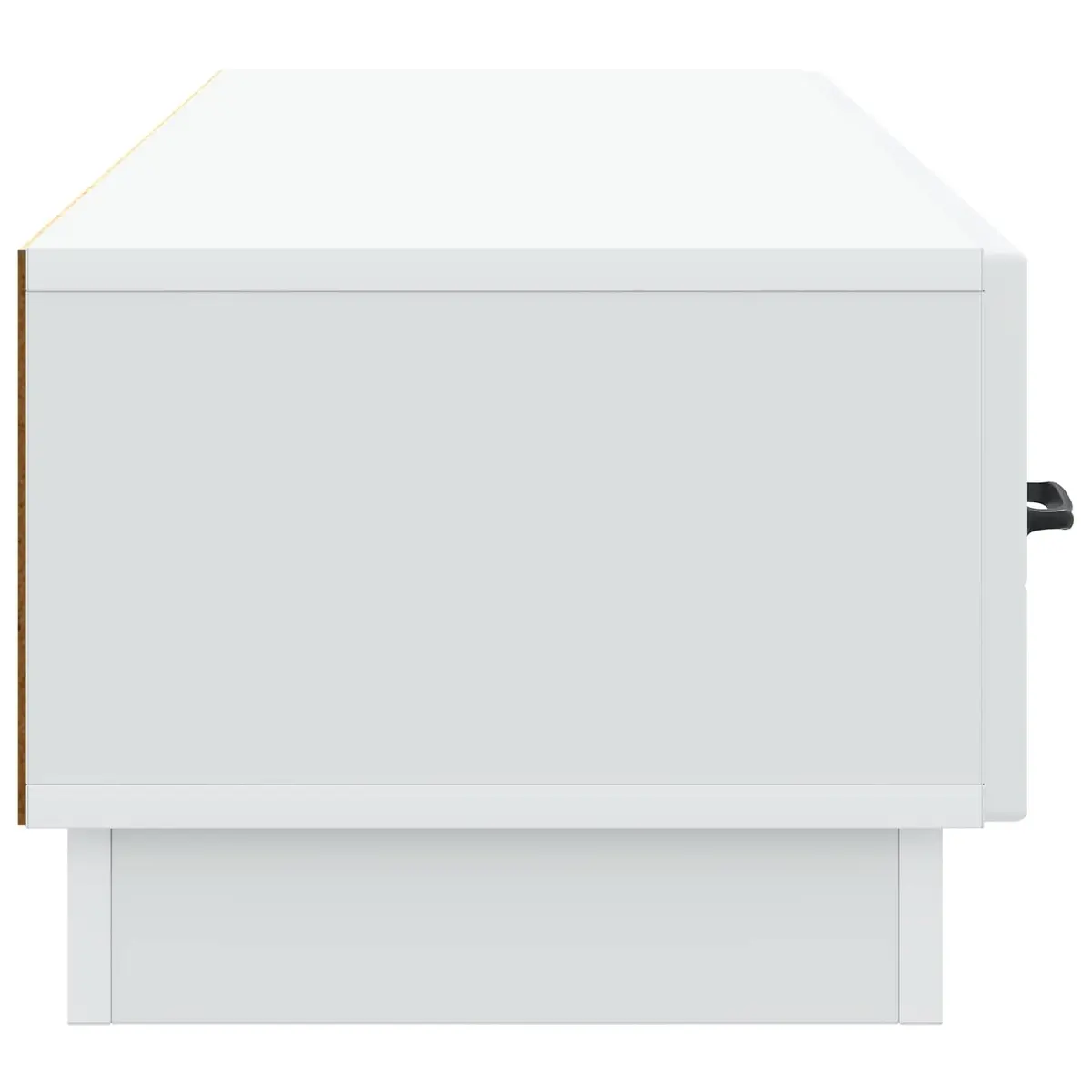 TV Cabinet Entertainment Unit Living Room White Engineered Wood 147 x 34.5 x 27 cm