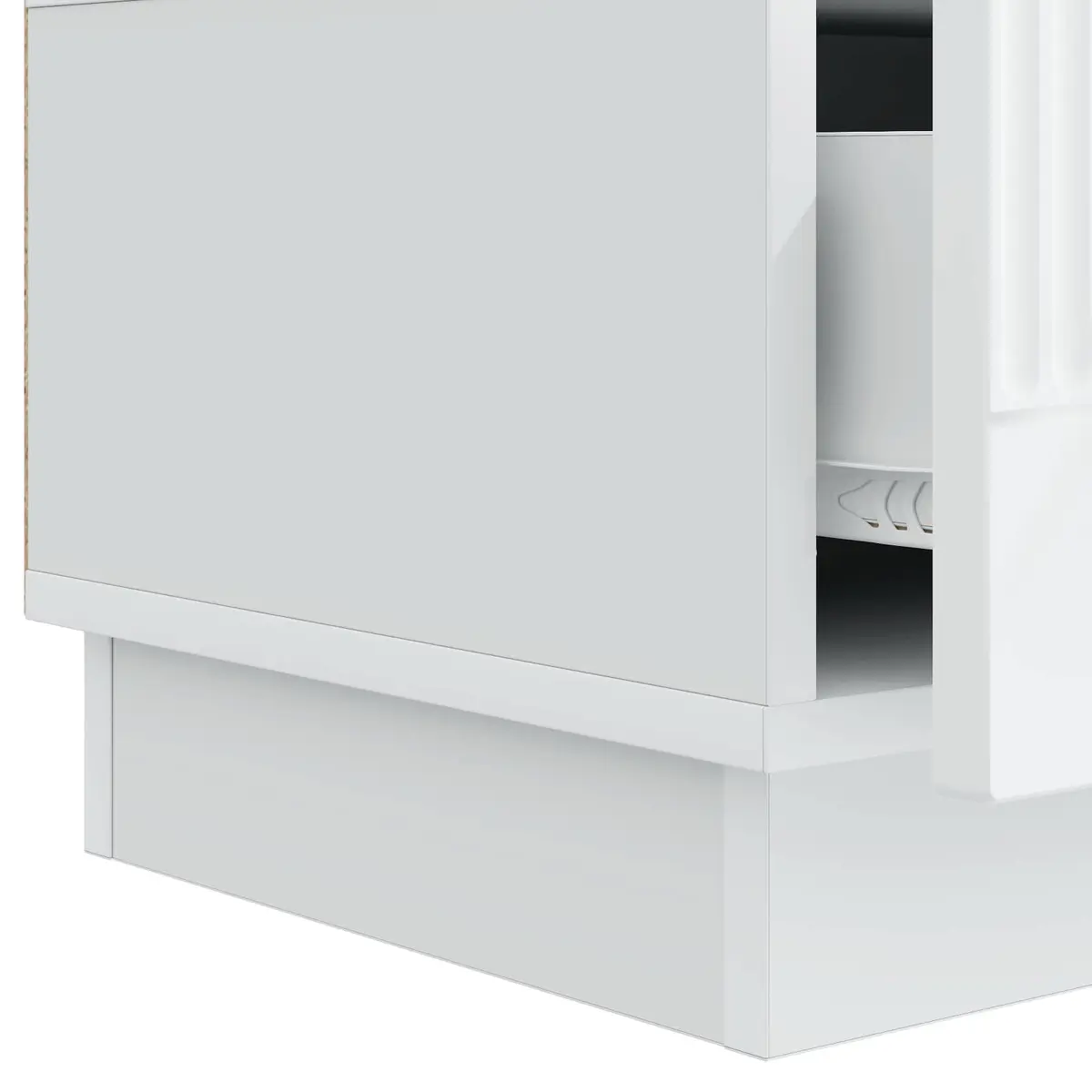 TV Cabinet Entertainment Unit Living Room White Engineered Wood 147 x 34.5 x 27 cm