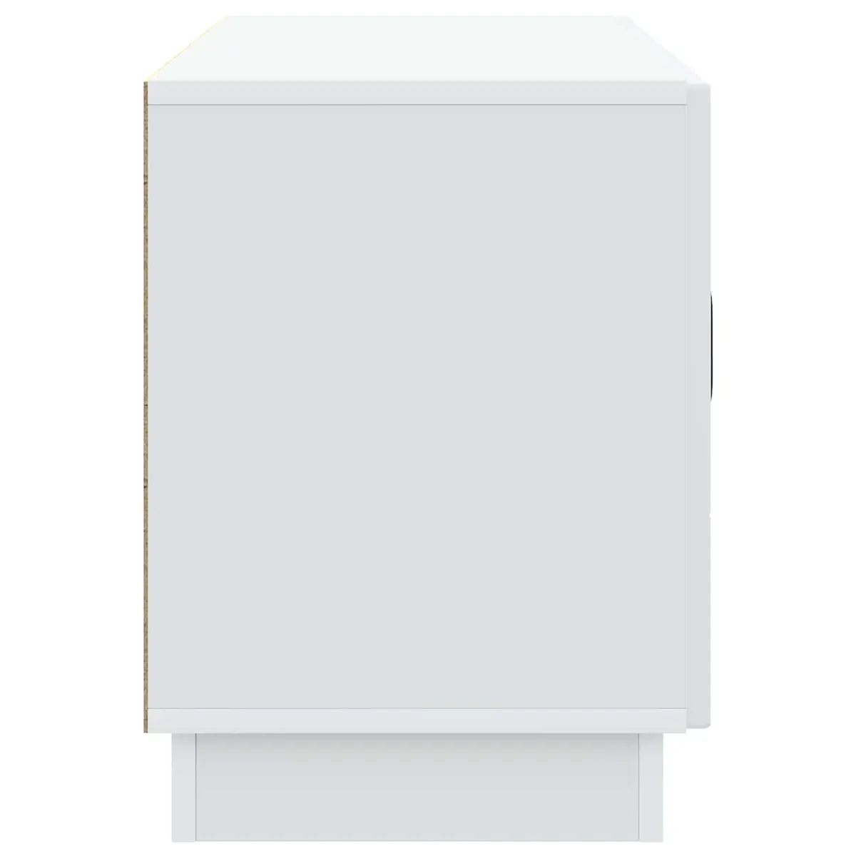 TV Stand Living Room White Media Unit Storage Shelves Drawers 99cm