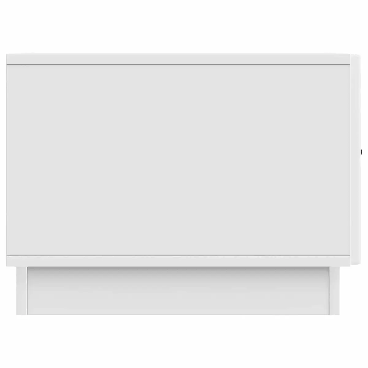 Coffee Table with Drawer White Modern Living Room Storage Accent Furniture