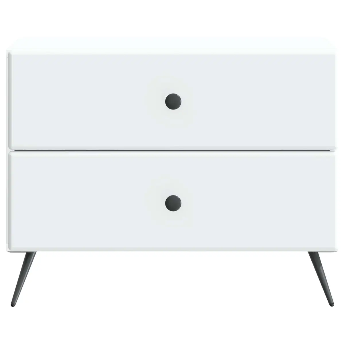 White Bedside Cabinet 62 x 34.5 x 47.5 cm
