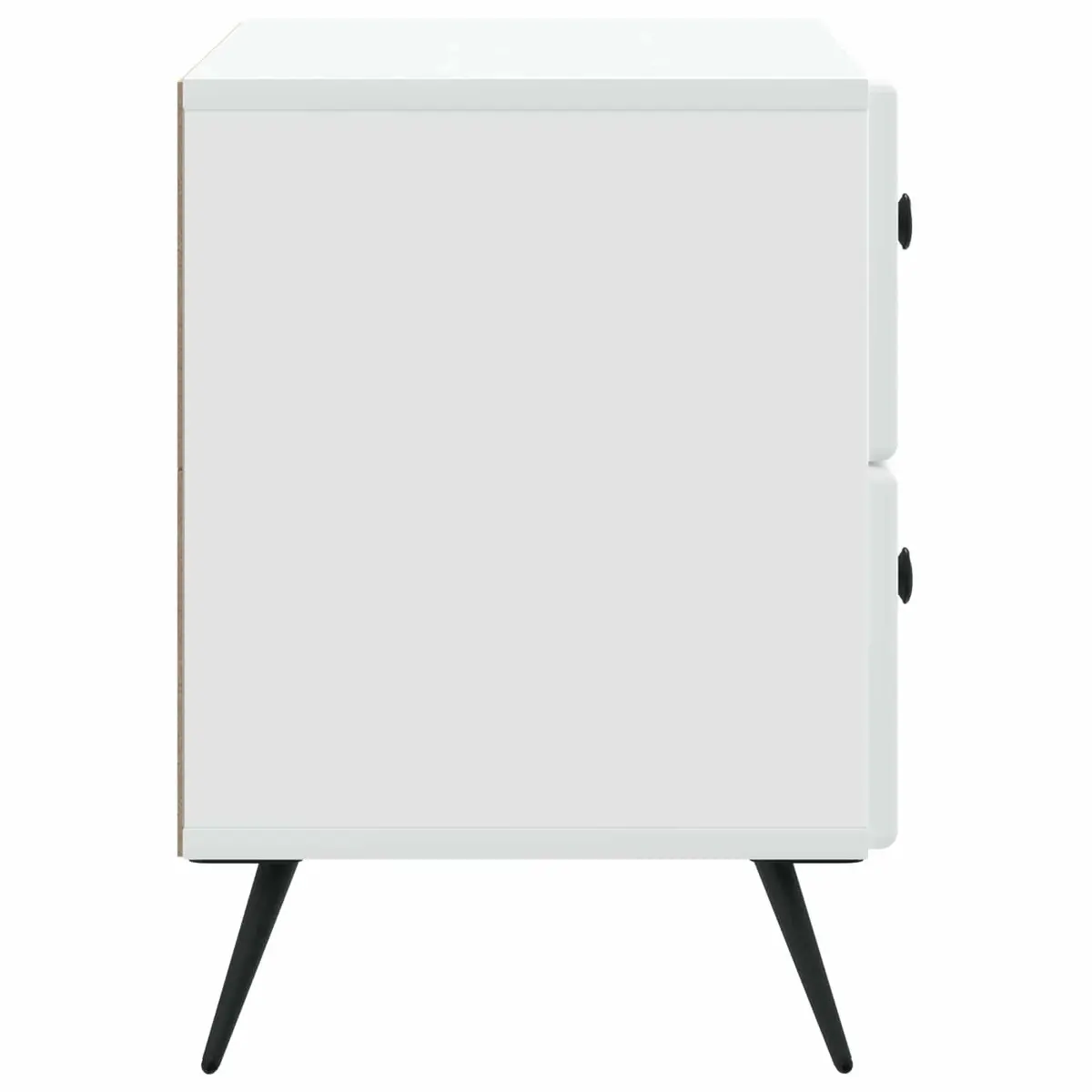 White Bedside Cabinet 62 x 34.5 x 47.5 cm