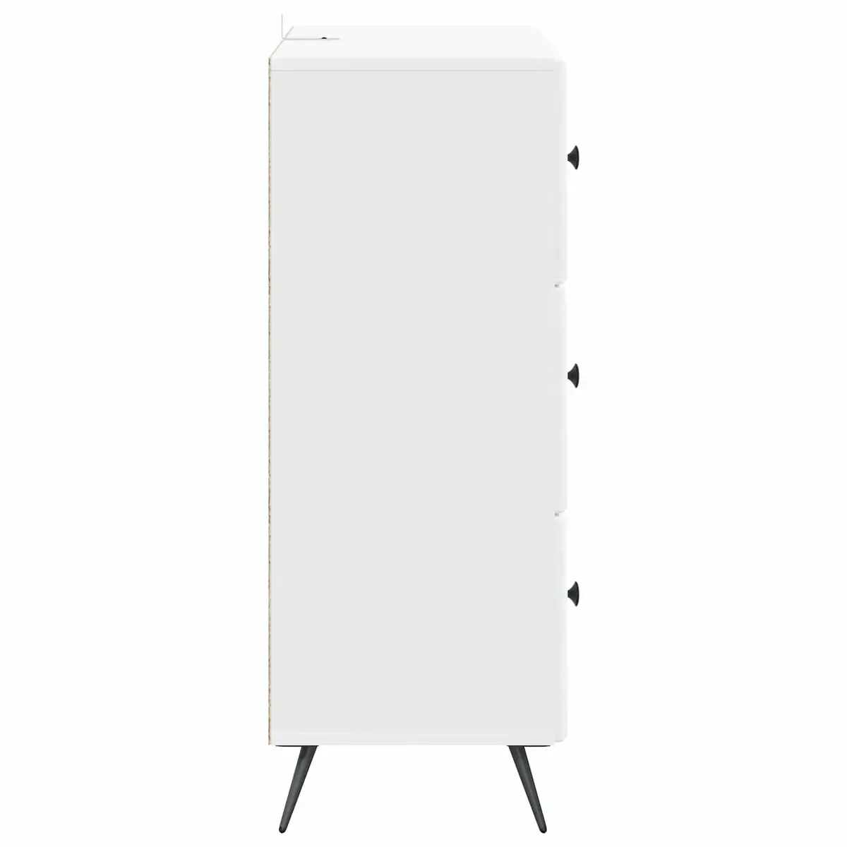 Storage Cabinet White Sliding Door 66 x 34.5 x 90 cm Engineered Wood